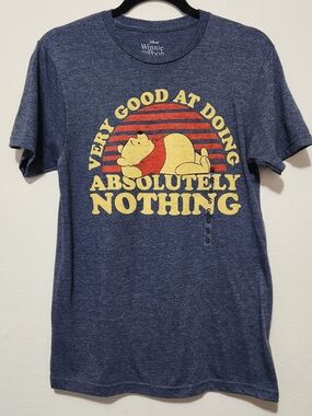 Winnie The Pooh Relatable Chill Soft Life Kidcore Anti-Grind Low-Key T-Shirt S